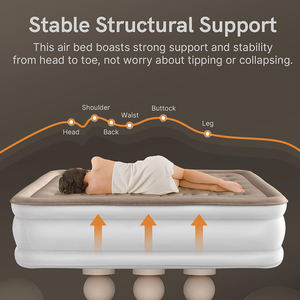 <span class=keywords><strong>Matelas</strong></span> gonflable automatique Queen Size avec pompe intégrée <span class=keywords><strong>Matelas</strong></span> de lit Queen Air amélioré pour la maison, les invités, les voyages et le camping - Product Image 4