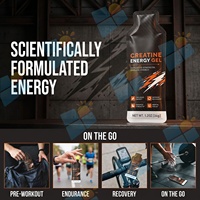 Vloeibare Creatine Gel Sachets, klaar om te gebruiken, pre-workout supplement met snel absorberende formule, aangepaste verpakking, groothandel leverancier