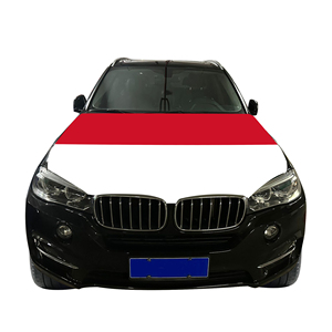 Vente en gros de housses de capot de <span class=keywords><strong>voiture</strong></span> en polyester durable de 120x150cm, résistant à l'usure, impression numérique, couvercle de capot de moteur - Product Image 3