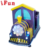 Ifun Kiddie kereta api wahana koin dioperasikan 3 pemain Carousel permainan Arcade kiddie naik mesin