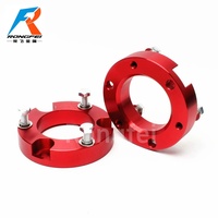 Kit de rehausse avant en aluminium anodisé rouge sur mesure de 2 pouces pour Toyota Hilux Revo 2016+ LK-427-T