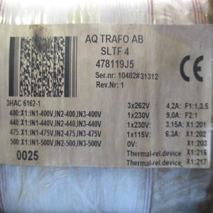 Transformador Aq <span class=keywords><strong>Trafo</strong></span> SLTF 4 Robot Transformer 3HAC 61621 478119J5 Número <span class=keywords><strong>de</strong></span> Pedido Global Serie Especificaciones Detalladas Módulo - Product Image 2