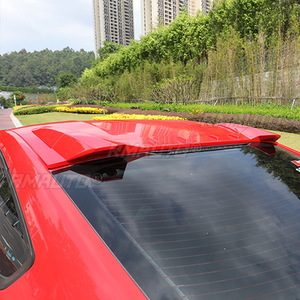 สปอยเลอร์หลังคา Mustang สีดำเงา สไตล์คอมแบท สปอยเลอร์ฝากระโปรงท้าย ชุดแต่งปีกหลัง สำหรับ Ford Mustang 2015-2020 อุปกรณ์ตกแต่งรถยนต์ - Product Image 5
