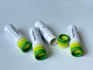 Handmade Eco-Friendly Cardboard Tube Packaging Cylindrical Container for Lip Balm <b>Lipstick</b> Environmentally Push Magnetic - Product Image 4