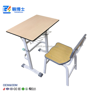 Fournitures scolaires en gros, ensemble table et chaise pour salle de classe, livraison rapide, bureau et chaise réglables pour collège - Product Image 2