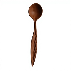 Natural Beech Wood <b>Spoon</b> for Food Serving Rice <b>Spoon</b> Rice Paddle Scoop Wooden Kitchen <b>Spoon</b> Dinnerware <b>Soup</b> - Product Image 5