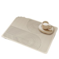Tapis absorbant de table de cuisine moderne, simple lait, café, boue de diatomée antidérapante pour égoutter la vaisselle de ménage, tapis de séchage