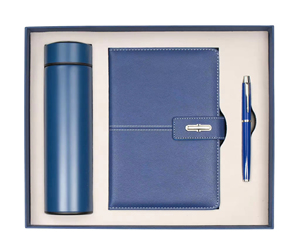 Factory Wholesale Customizable Business Premium Corporate Gift <b>Set</b> with <b>Notebook</b> Stainless Steel Water Bottle Pen and Usb - Product Image 1