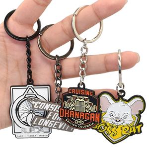 พวงกุญแจโลหะราคาประหยัด พิมพ์โลโก้ได้ เป็นมิตรกับสิ่งแวดล้อม ผลิตจากโลหะผสมสังกะสี เหมาะสำหรับเป็นของขวัญ - Product Image 4