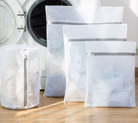 Sacs à linge personnalisables en tissu à double niveau, vente en gros de vêtements, lavage de vêtements pour la salle de bain