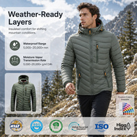 Veste d'extérieur pour hommes, veste rembourrée légère, mode, haute qualité, taille Plus, doudoune pour hommes, vente en gros