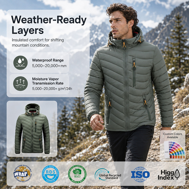 Wholesale Jacket Mens Outdoor Lightweight Padded Jacket Fashion High Quality  Plus Size Men's Puffer Jacket