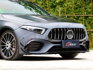 A45 กว้าง Body Kit สําหรับ Benz W177 A180 <span class=keywords><strong>A250</strong></span> A35 Facelift กว้าง <span class=keywords><strong>AMG</strong></span> A45 ด้านหน้ากันชนตะแกรง Fender ท่อไอเสีย 2019-2024 - Product Image 3