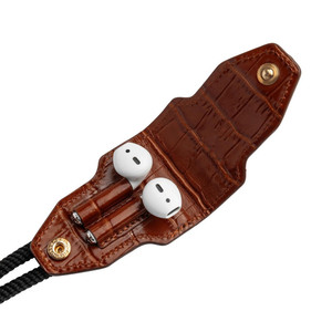 Estuche/cubierta protectora para auriculares Bluetooth de cuero PU nuevo y personalizado, estuche para auriculares Bluetooth inalámbricos/caja de almacenamiento. - Product Image 3