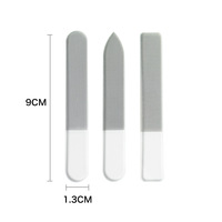 Fabrication de limes à ongles sur mesure en verre nano-cristal, fourniture directe d'usine