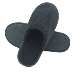 All'ingrosso personalizzato Hotel <span class=keywords><strong>pantofole</strong></span> aperte a punta di lusso in pile di corallo bianco suola EVA <span class=keywords><strong>per</strong></span> Spa Hotel compagnia aerea <span class=keywords><strong>ospedale</strong></span> con Logo - Product Image 4