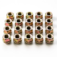 SGCNYUSD Approvisionnement direct usine Écrou de roue à extrémité ouverte M141.5 Hexagone 22mm Finition brillante 21mm Écrou de roue de voiture SR14 Remplacement modifié