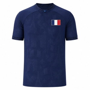 <span class=keywords><strong>Camiseta</strong></span> de Fútbol de la Selección Nacional <span class=keywords><strong>2022</strong></span> <span class=keywords><strong>2022</strong></span>/<span class=keywords><strong>23</strong></span> 2023-<span class=keywords><strong>2022</strong></span>, Versión Jugador, Local y Visitante, para Fanáticos de Francia - Product Image 2