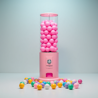Distributeur de capsules et de bonbons à monnayeur DEER Business Idea, grande capacité (300-600 pièces), multicolore, pour enfants
