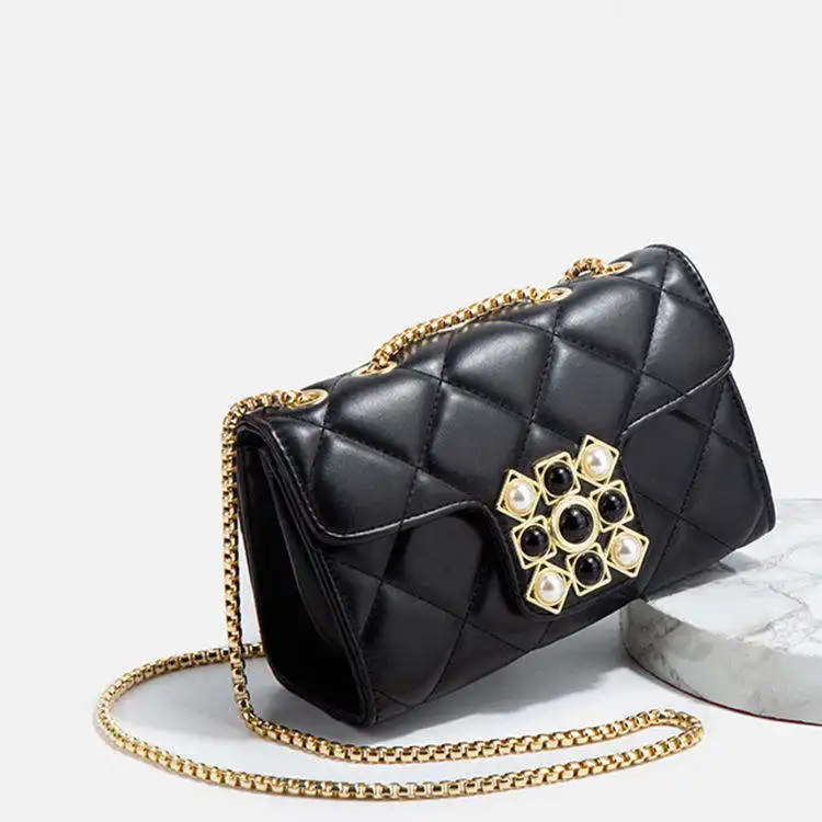 Desain baru Fashion wanita rantai bahu tas selempang untuk wanita mewah populer dompet dan tas tangan 2023