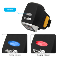 NETUM Factory Finger Ring Blue Tooth 2D Qr Code Scanner Mini Scanner de codes à barres industriels sans fil