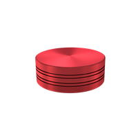Accessoires pour fumer en usine Logo personnalisé de haute qualité 55mm 2 couches en alliage d'aluminium broyeurs d'herbes pour accessoires pour fumer