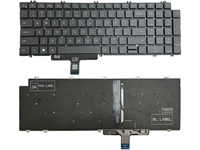 Clavier neuf pour Dell Latitude 5520 5521 5530 5540, rétroéclairé, noir, US, compatible US/UK/IT/FR/BL/SP, pièces pour ordinateur portable