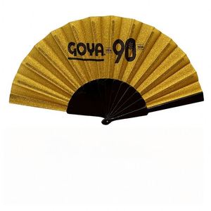 Abanicos de mano plegables españoles de plástico para fiestas, bailes de graduación y bodas - Product Image 3