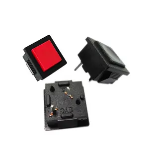 פנל פתיחת 12.6mm * 14mm כיכר lockless DC כפתור עם צבע מרובה פונקציות TS3 כפתור מתג