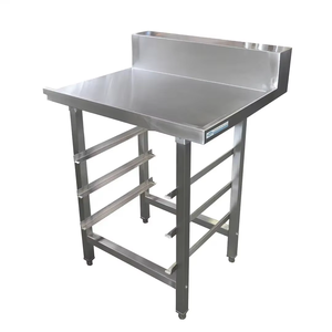 Dishtable d'entrée en acier inoxydable pour lave-vaisselle traversant - Product Image 3