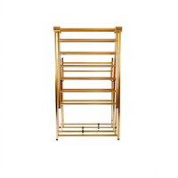 Porte-vêtements pliant double en aluminium de haute qualité, robuste, pour séchage de vêtements, utilisation en salle de bain, best-seller