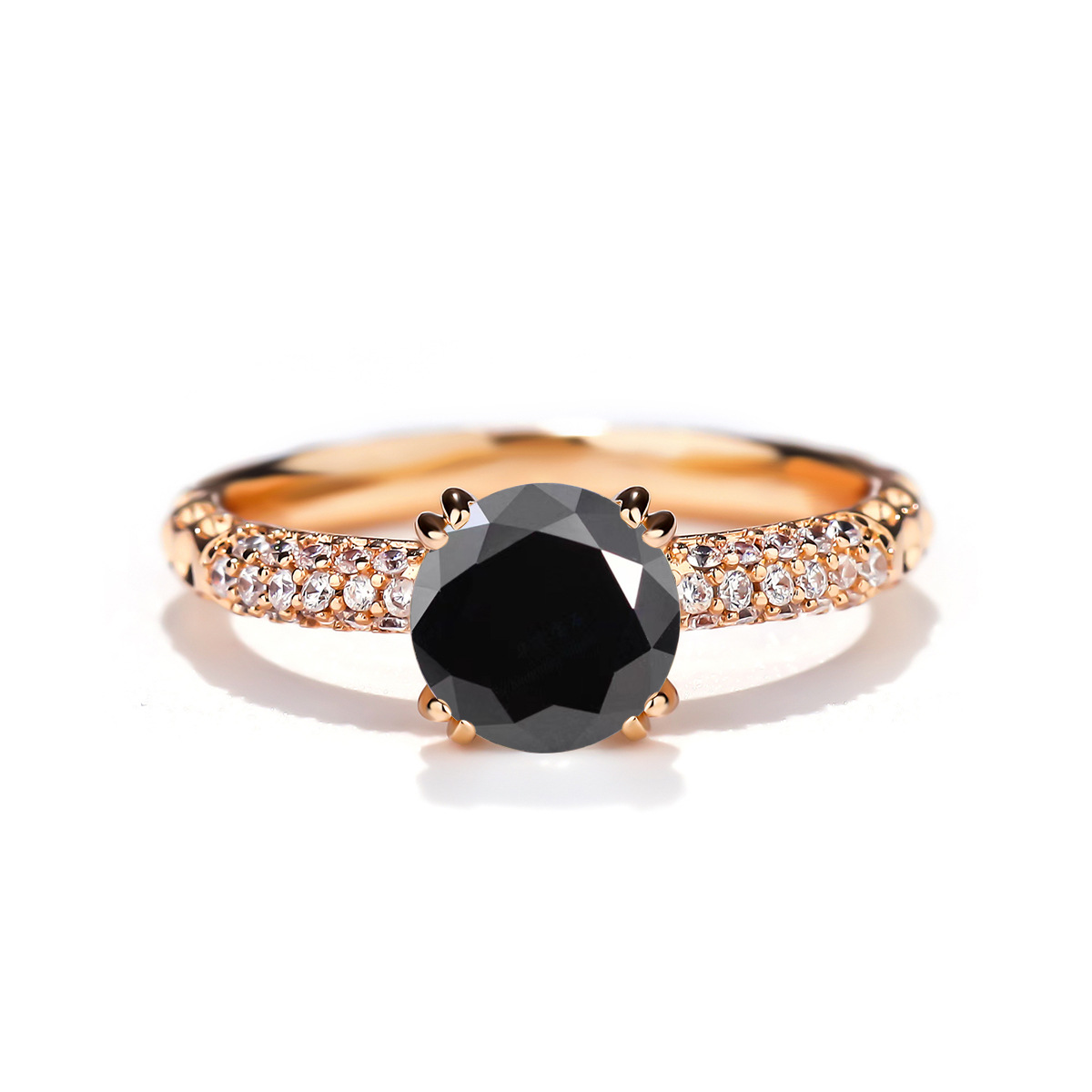 Charcoal Black (1Carat moissanite)
