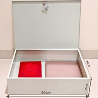 Armoire de rangement verrouillable en acier, coffre de sécurité métallique pour documents de bureau, dossiers et objets personnels - Fabricant