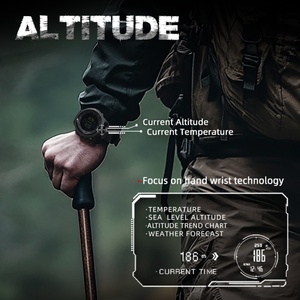 นาฬิกาสปอร์ตกลางแจ้ง NORTH EDGE APACHE-46 สำหรับผู้ชาย วิ่ง ว่ายน้ำ วัดความสูง วัดความกดอากาศ เข็มทิศ กันน้ำ 50 เมตร - Product Image 3