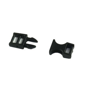 Plastic Buckle 3mm Sliding Buckle For Bags Adjustable <b>Webbing</b> Black Durable Wear Resistant - Product Image 2