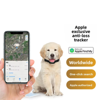 Collier de suivi GPS Bluetooth anti-perte pour animaux de compagnie, chats, chiens, étanche, silicone, autonomie de la batterie > 20 heures, stockage dans le cloud, iOS/Android