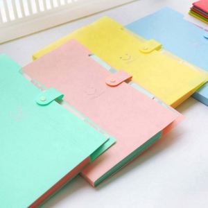 Lot de dossiers extensibles, organiseur de documents en accordéon, dossier en plastique pour papier A4, dossier extensible à 5 poches - Product Image 3