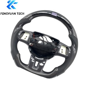 Volante Deportivo de Fibra de Carbono Real a <span class=keywords><strong>Precio</strong></span> Reducido para <span class=keywords><strong>Dodge</strong></span>/<span class=keywords><strong>DODGE</strong></span> Charger 2011 2012 2013 2014 2015 2016 - Product Image 4