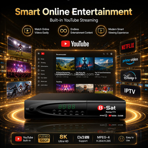 กล่องรับสัญญาณทีวี DVB S2 DVB T2 Combo MPEG4 H.264 สำหรับตลาดแอฟริกา - Product Image 4