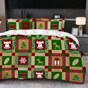 Parure <span class=keywords><strong>de</strong></span> <span class=keywords><strong>lit</strong></span> populaire en polyester 100 % à motif végétal moderne, 200 fils/cm², vente directe d'usine, toutes saisons - Product Image 3