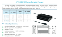 Chargeur pour vélo électrique et trottinette électrique 500W SCP 48V/8A 60V/6A 72V/5A 20Ah Chargeurs robotisés Fabrication chinoise