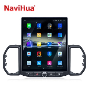 Navihua 12 Inch Android Car DVD Player Vertical Screen Multimedia Head Unit Monitor CarplayI for Ford Bronco Sport 2021-2025 - Product Image 1