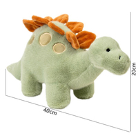 Peluche de dinosaure Jurassic réaliste, gros dinosaure, animaux en peluche, poupées, peluche douce, Animal en peluche