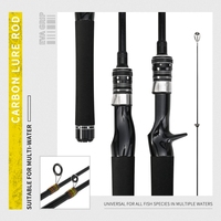 Vente d'usine taille personnalisée 1.8M Ultra courte coulée filature canne à pêche en plein air à haute teneur en carbone