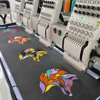 Machine à broder numérique industrielle personnalisée Dahao A15 Pro à quatre têtes et 12 aiguilles, avec logo, machine à broder automatique numérique