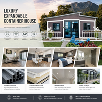 Maison conteneur préfabriquée pliable et extensible de 20 pieds, nouvelle conception, disponible avec 2, 3 ou 4 chambres