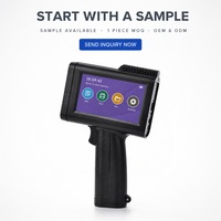 Imprimante jet d'encre portable TIJ thermique 300 DPI avec cartouche de 42 ml pour codes de lot et QR codes sur cartons, câbles et pochettes