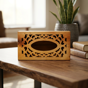 Caja para Toallas de Teca Pulida de Alta Calidad, Hecha a Mano por Expertos Artesanos, Ideal para Regalo - Product Image 3