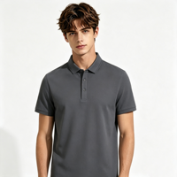 Chemises polo en coton uni pour hommes, manches courtes, respirantes, polos de travail, logo personnalisé, ODM OEM, 240g, polos publicitaires vierges
