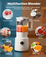 JOYami-Mélangeur de fruits intelligent, version européenne, 1000 watts, pleine fonction, nettoyage automatique à froid, 9 vitesses pour la glace pilée et les smoothies